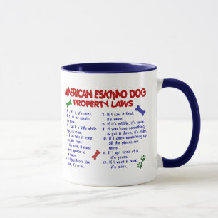 Mug Lois AMÉRICAINES 2 de propriété de CHIEN ESQUIM