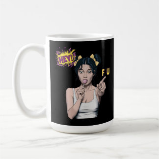 Mug Lollypop Popart Girl Et FU