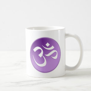 Mug L'OM, dans pourpre et blanc
