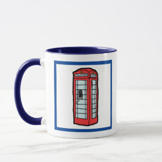 Mug London Red Telephone Booth Iconic British Travel