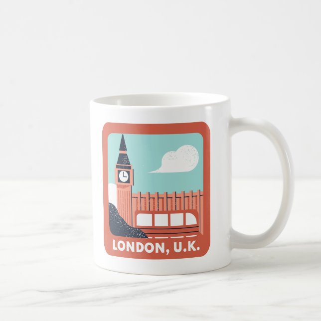 Mug London Skyline Retro City Pride (Droite)