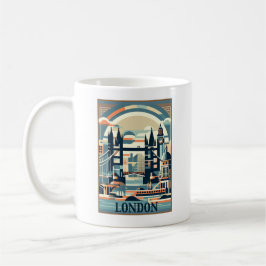 Mug Londres Angleterre Art déco