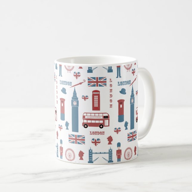 Mug Londres Angleterre Landmarks Big Ben (Devant droit)