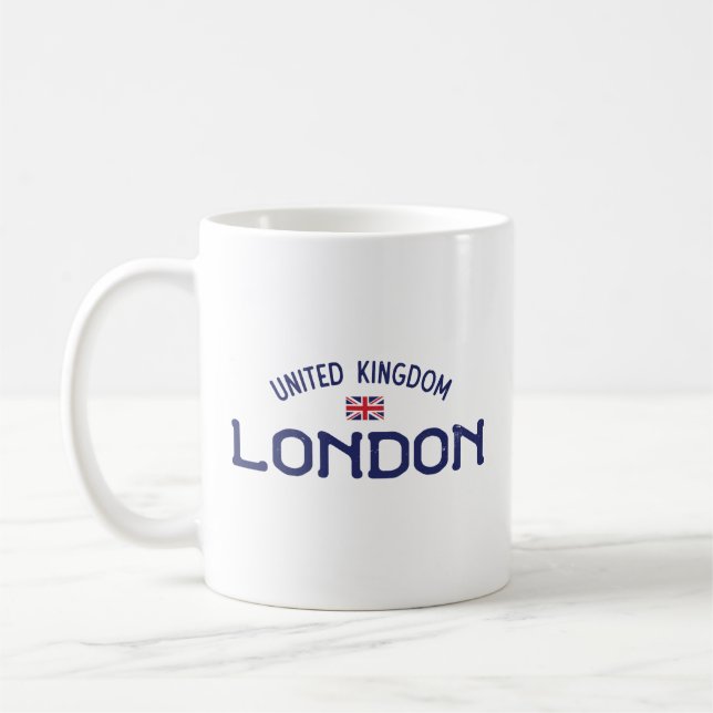 Mug Londres Royaume-Uni déçu (Gauche)