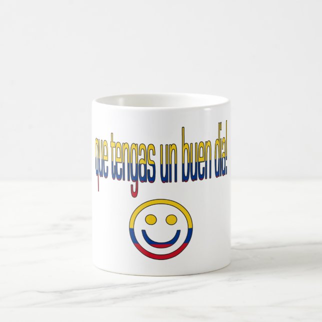 Mug L'ONU Buen Día de Que Tengas ! Couleurs de drapeau (Centre)