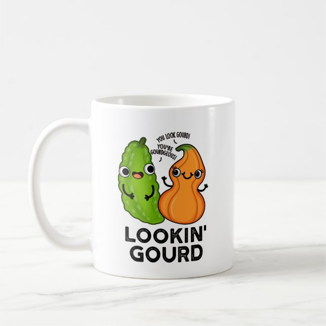 Mug Lookin Gourd Funny Veggie Pun (Gauche)