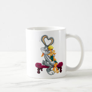 Mug Looney Tunes Bugs et Lola cœurs Saint-Valentin
