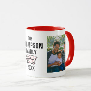 Mug LOONEY TUNES™ Caractère Logo Famille Photo