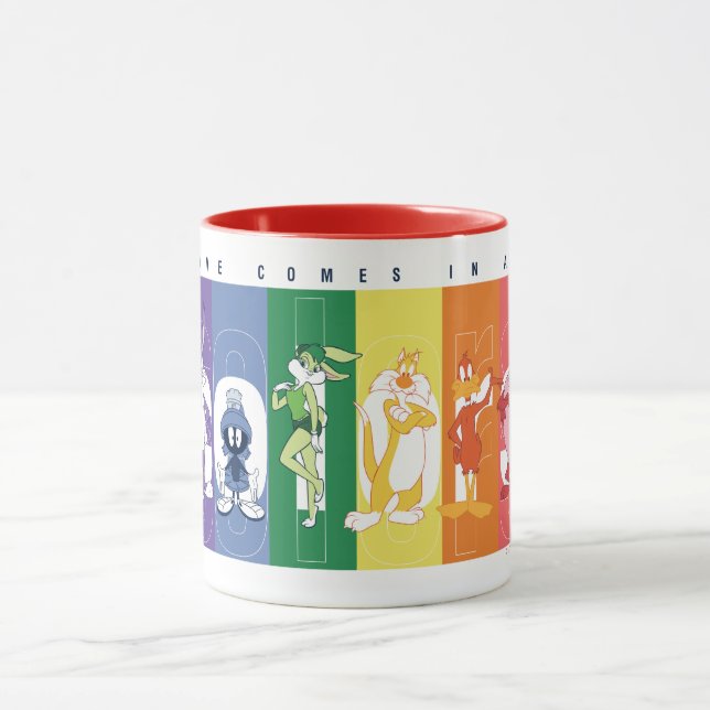 Mug LOONEY TUNES™ - L'Amour Vient Dans Toutes Les Coul (Centre)
