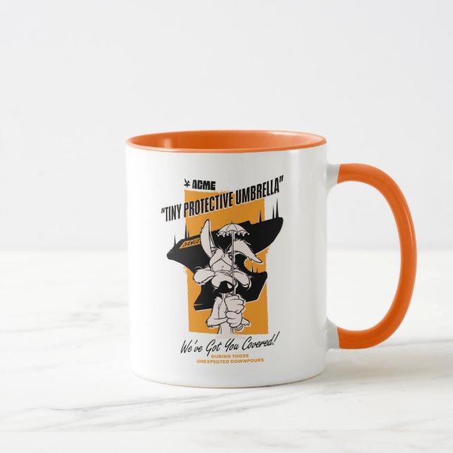 Mug LOONEY TUNES™ | WILE E. COYOTE™ ACME Parapluie min (Droite)