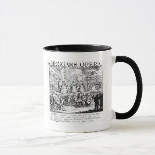 Mug L'opéra du mendiant parodié, 1728