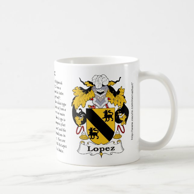 Mug Lopez, l'origine, la signification et la crête (Droite)