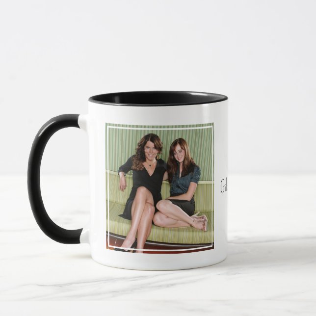 Mug Lorelai et Rory assis sur le portrait du canapé (Gauche)