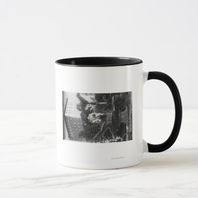 Mug Los Angeles, CA Vue du Carré perdant (Droite)