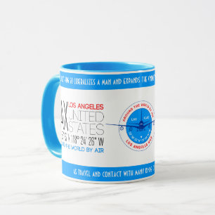 Mug Los Angeles, États-Unis élégant