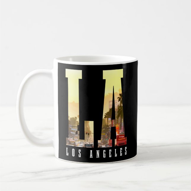 Mug Los Angeles La Skyline California La (Gauche)