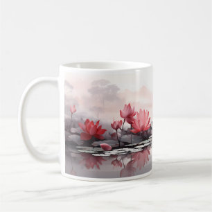 Mug Lotus Frais À La Surface De L'Eau