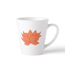 Mug Lotus Latte Orange