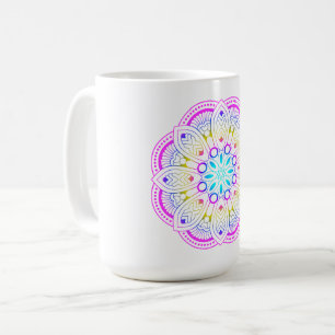 Mug Lotus Mandala Design
