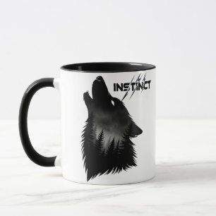 Mug loup alpha Graphique