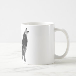 Mug Loup de Howling blanc noir