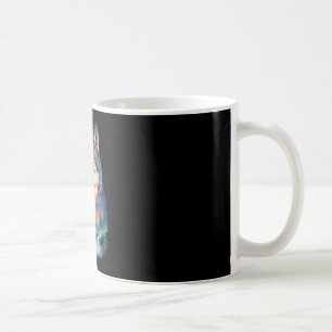 Mug Loup hurlant à la lune sous beau loup