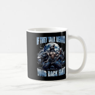 Mug Loup s'ils parlent dans votre dos Pet Fart Drôle C