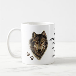 Mug Loup, Totem animal loup, Guide de la nature