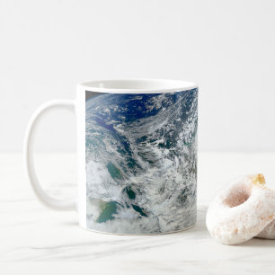 Mug L'Ouragan Sandy Le Long De La Côte Est Des États-U