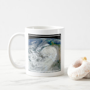 Mug L'Ouragan Sandy Le Long De La Côte Est Des États-U
