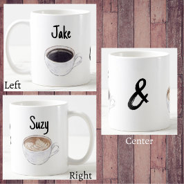 Mug Louveur de café simple à deux