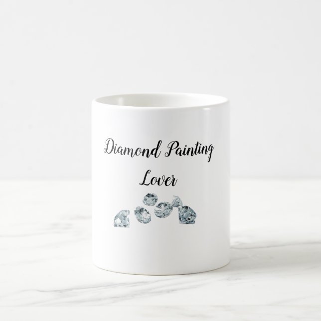 Mug Louveur de peinture de diamant (Centre)