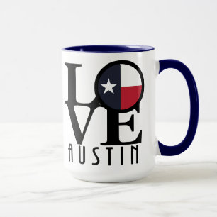 Mug LOVE Austin Texas 15oz