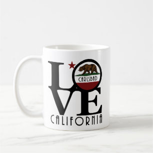 Mug LOVE Carlsbad California 11oz