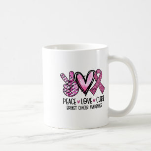 Mug Love Cure Pink Ribbon Cancer Sensibilisation du se