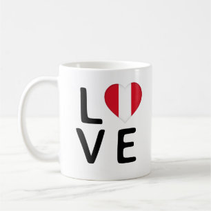Mug Love - Drapeau du Pérou