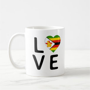 Mug Love - Drapeau du Zimbabwe