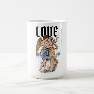 Mug Love Embrace – Illustration d'un couple romantique