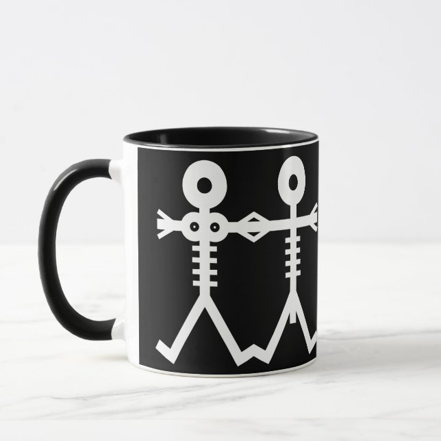 Mug Love Eternal Skeletons Icon 2007 Art (Gauche)