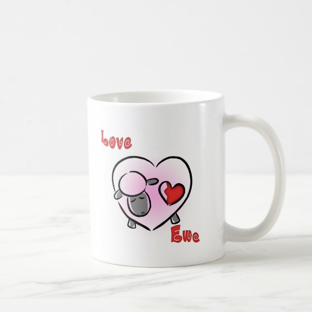 Mug Love Ewe Valentine (Droite)