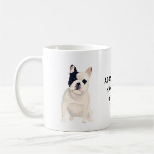 Mug Love French Bulldogs mignon Caricature Texte perso