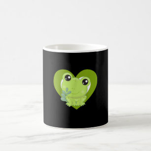 Mug Love Frogs  Cadeaux cardiaques de la grenouille Cu