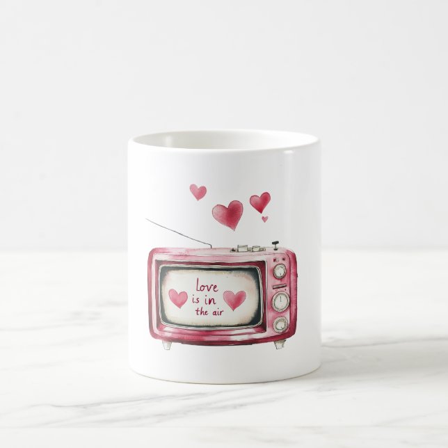 Mug Love is in the air Hearts (Centre)