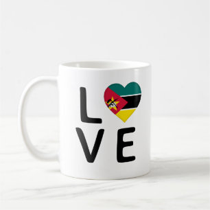 Mug Love - Mozambique Drapeau