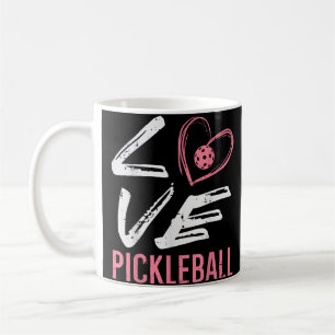 Mug Love Pickleball Coeur Pickle Ball Femmes Filles En