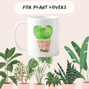 Mug Love Plants Watercolor