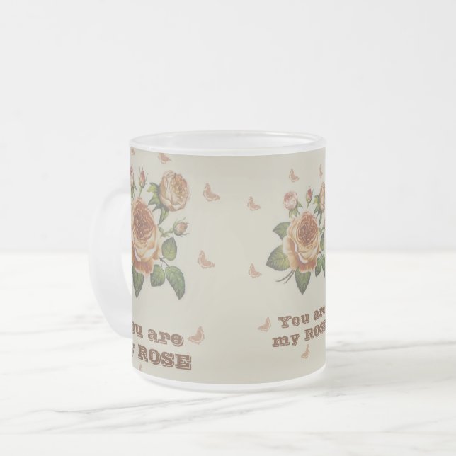 Mug Love Rose (Devant gauche)