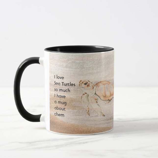 Mug Love Sea Turtles tellement de citations à dire (Gauche)