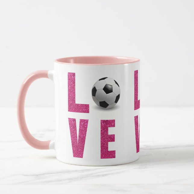 Mug Love Soccer (Gauche)
