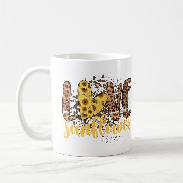 Mug Love Sunflower (Gauche)
